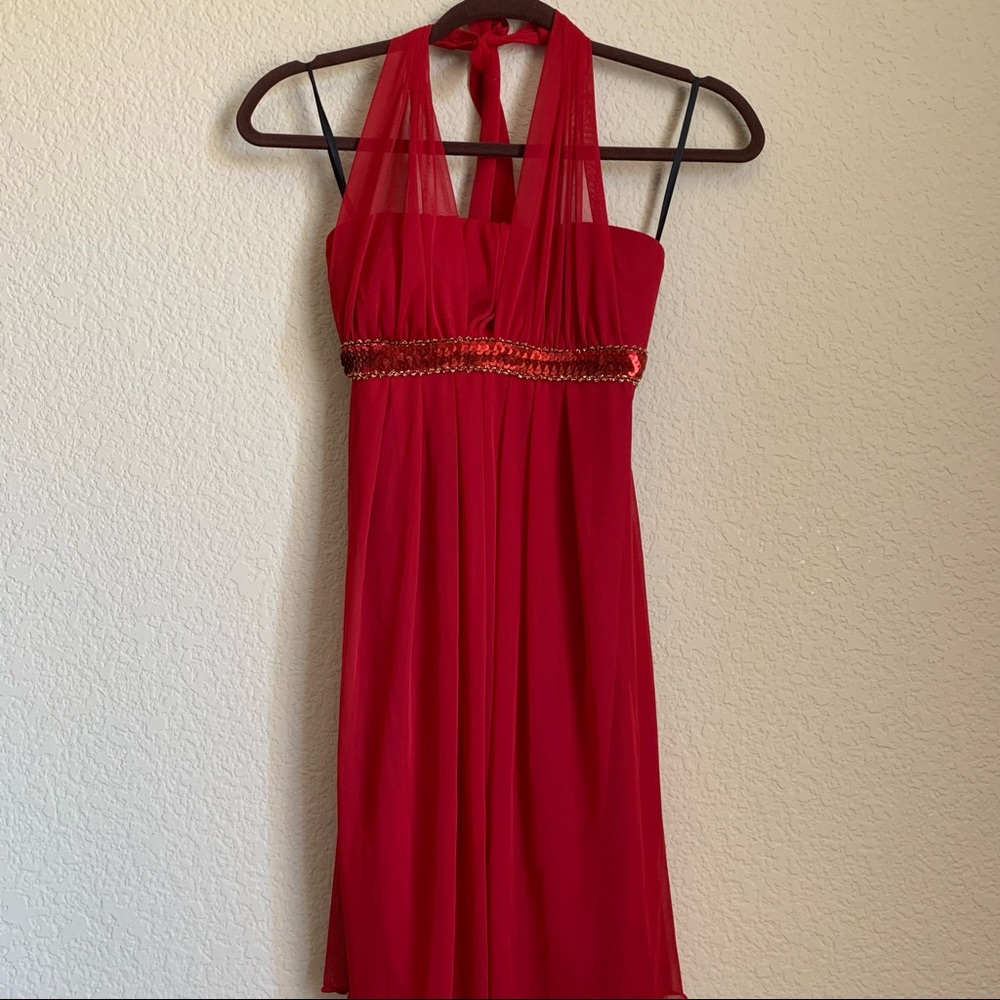 🧁 2 for $20 Red Party Dress with sequin size Small